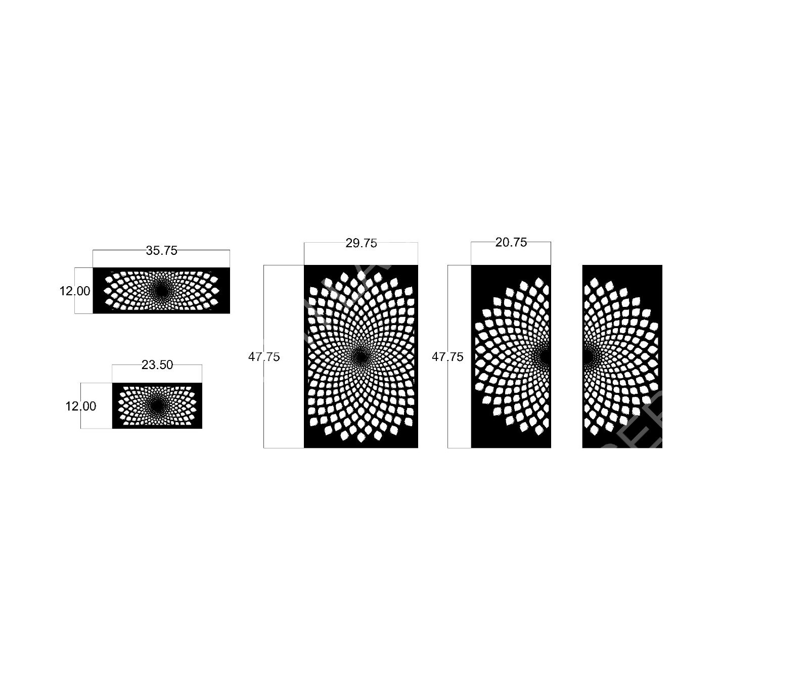 Geometric Designs CNC Laser Cutting Design - G-024.jpeg - Sasti Laser Namakkal